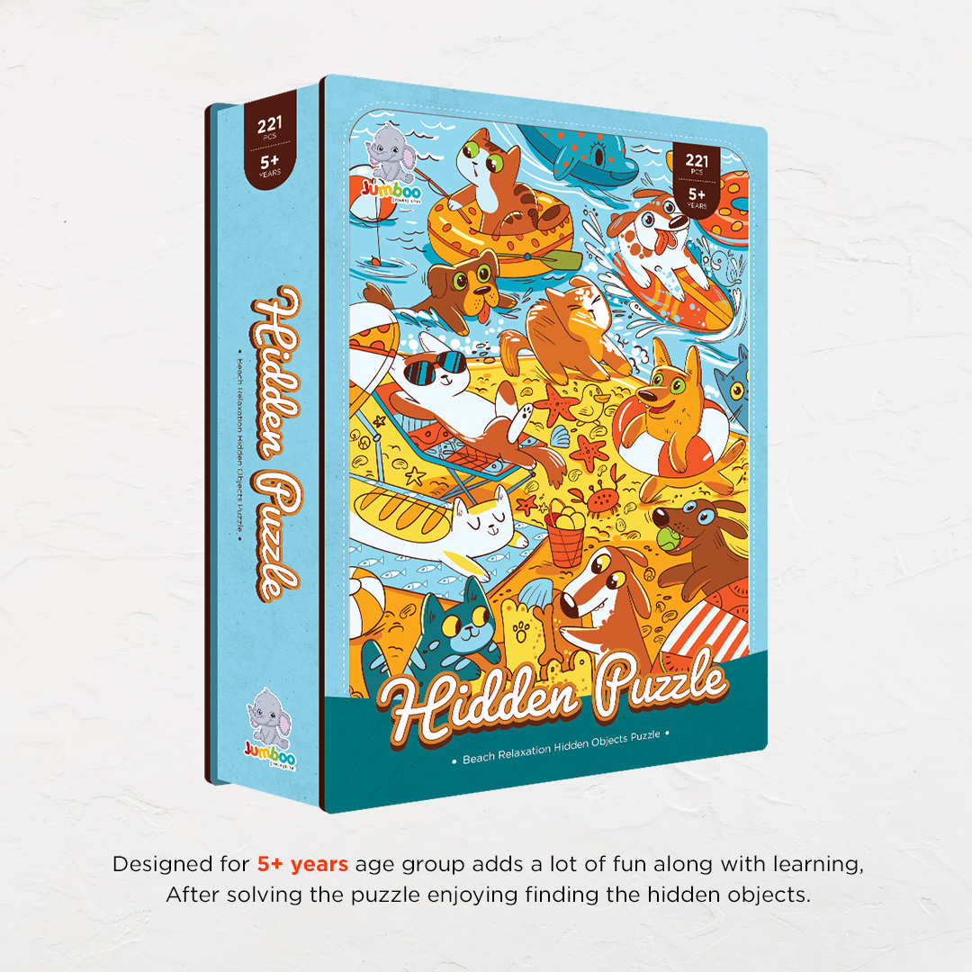 Beach Relaxation hidden objects puzzle perfect for the curious kids