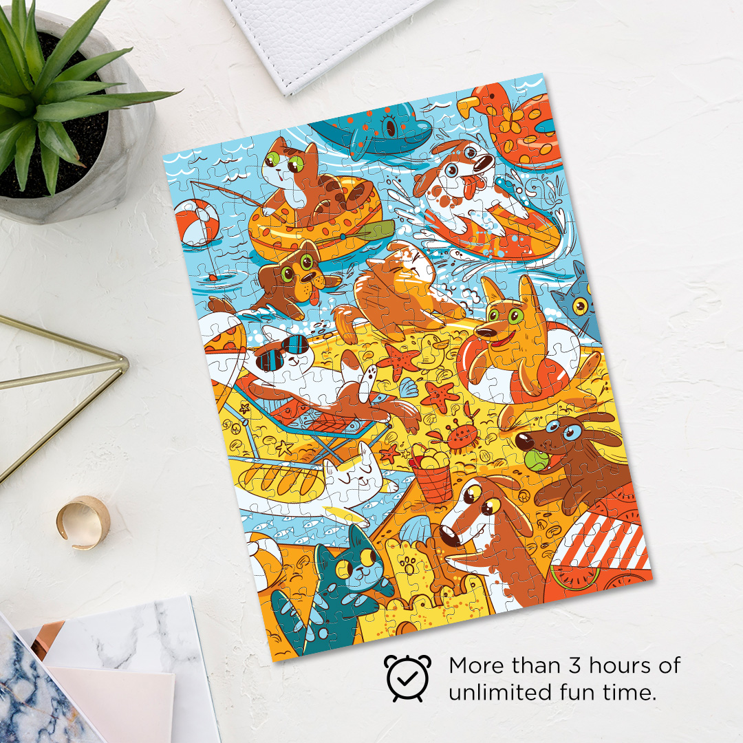 Beach Relaxation hidden objects puzzle perfect for the curious kids