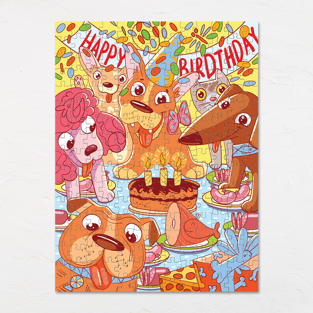 Birthday Party hidden objects puzzle perfect for the curious kids