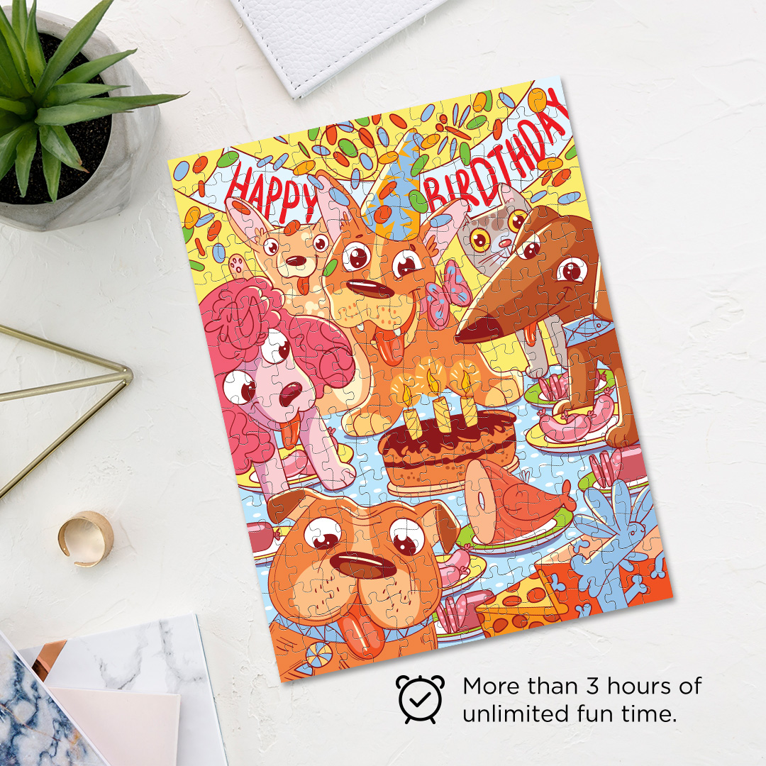 Birthday Party hidden objects puzzle perfect for the curious kids