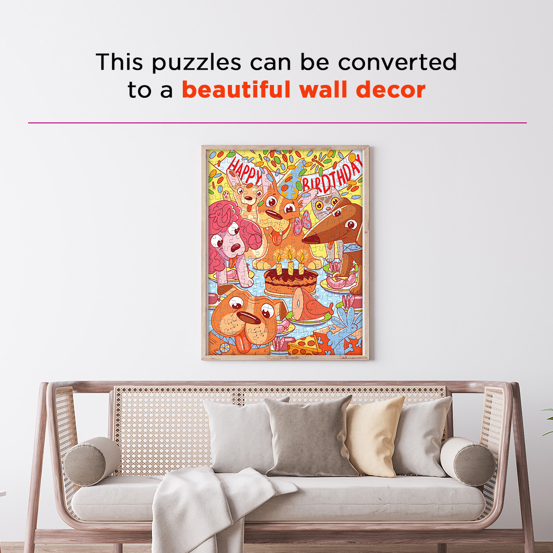 Birthday Party hidden objects puzzle perfect for the curious kids