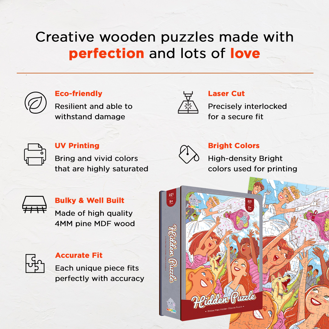 Brides Maid hidden objects puzzle perfect for the curious kids