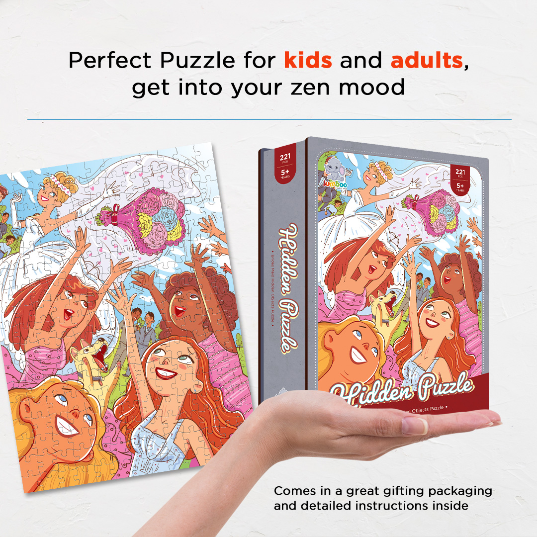 Brides Maid hidden objects puzzle perfect for the curious kids