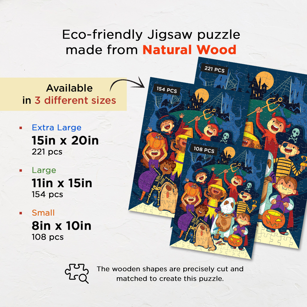 Candy Halloween hidden objects puzzle perfect for the curious kids