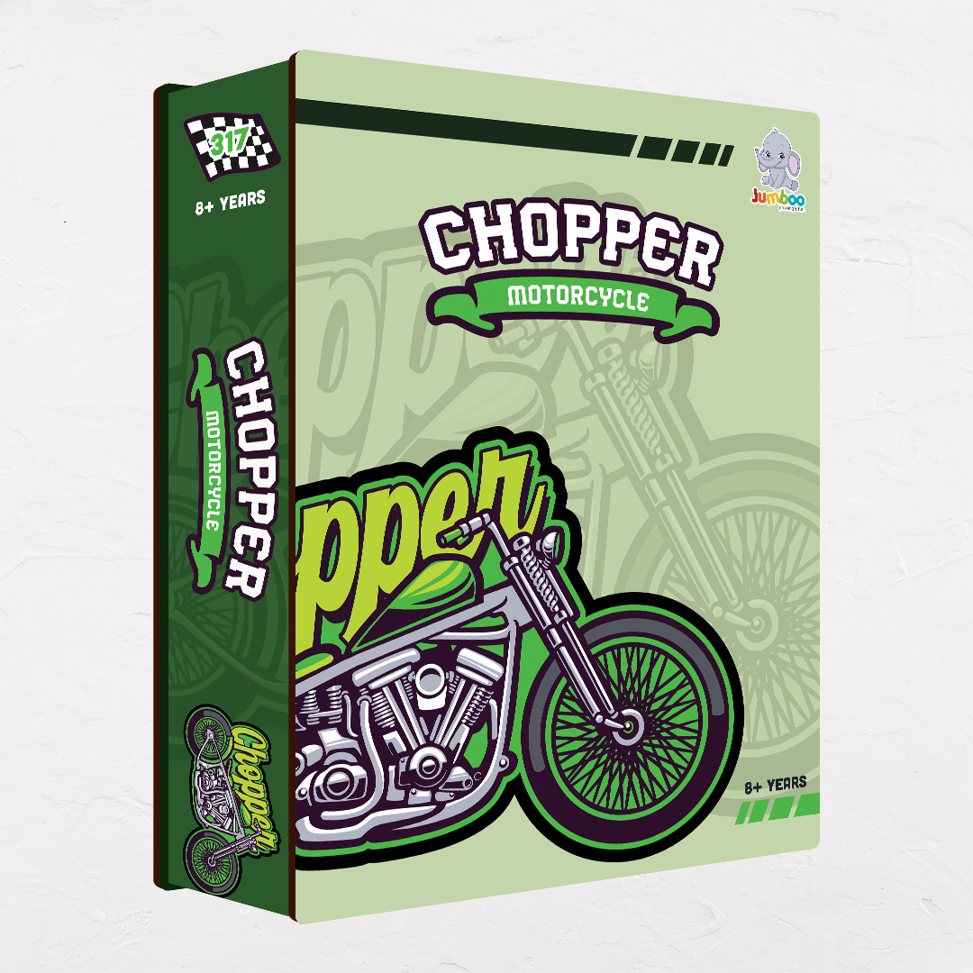Chopper Motorcycle a perfectly crafted jigsaw puzzle for bike lovers