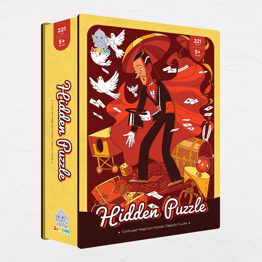 Confused Magician hidden objects puzzle perfect for the curious kids