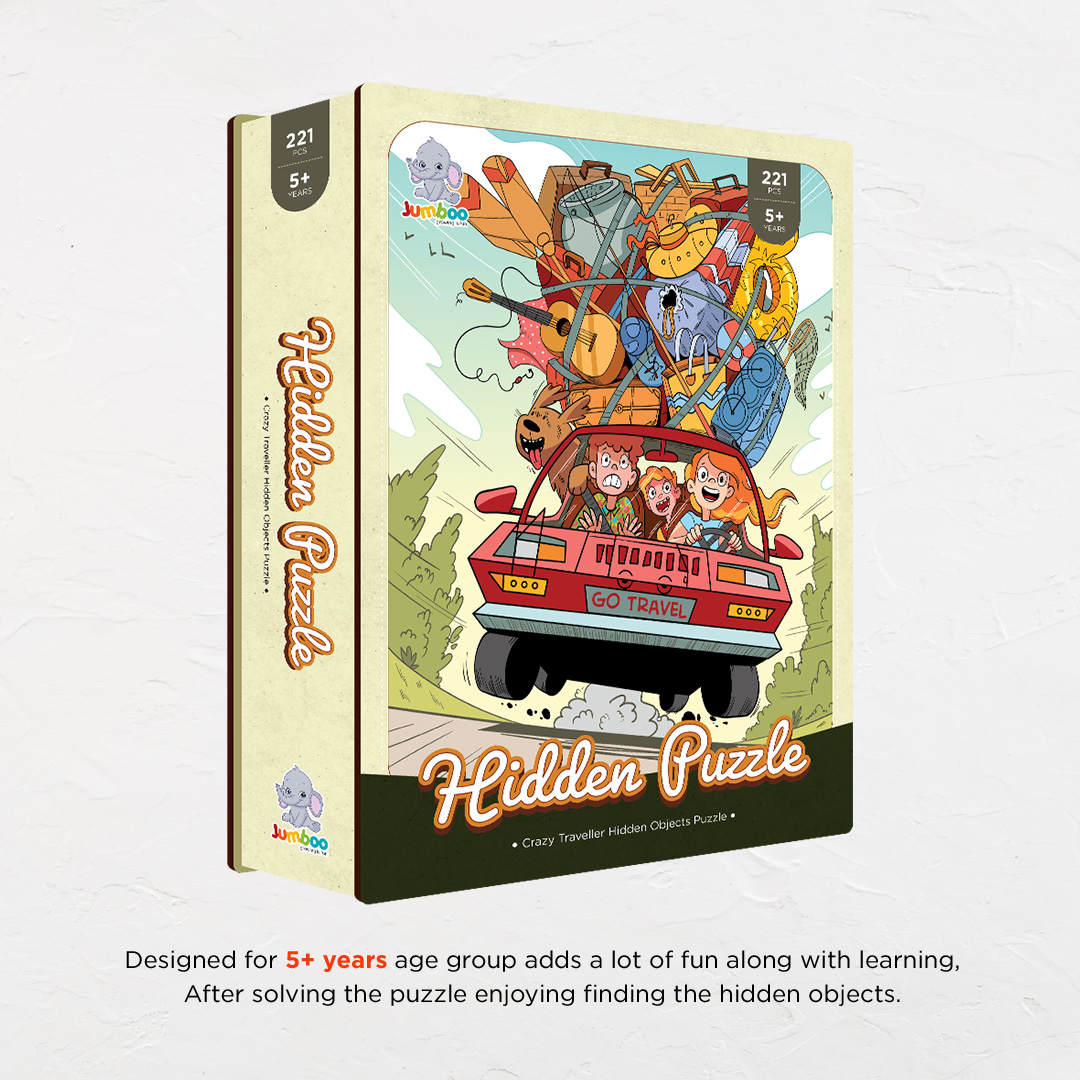 Crazy Traveller hidden objects puzzle perfect for the curious kids