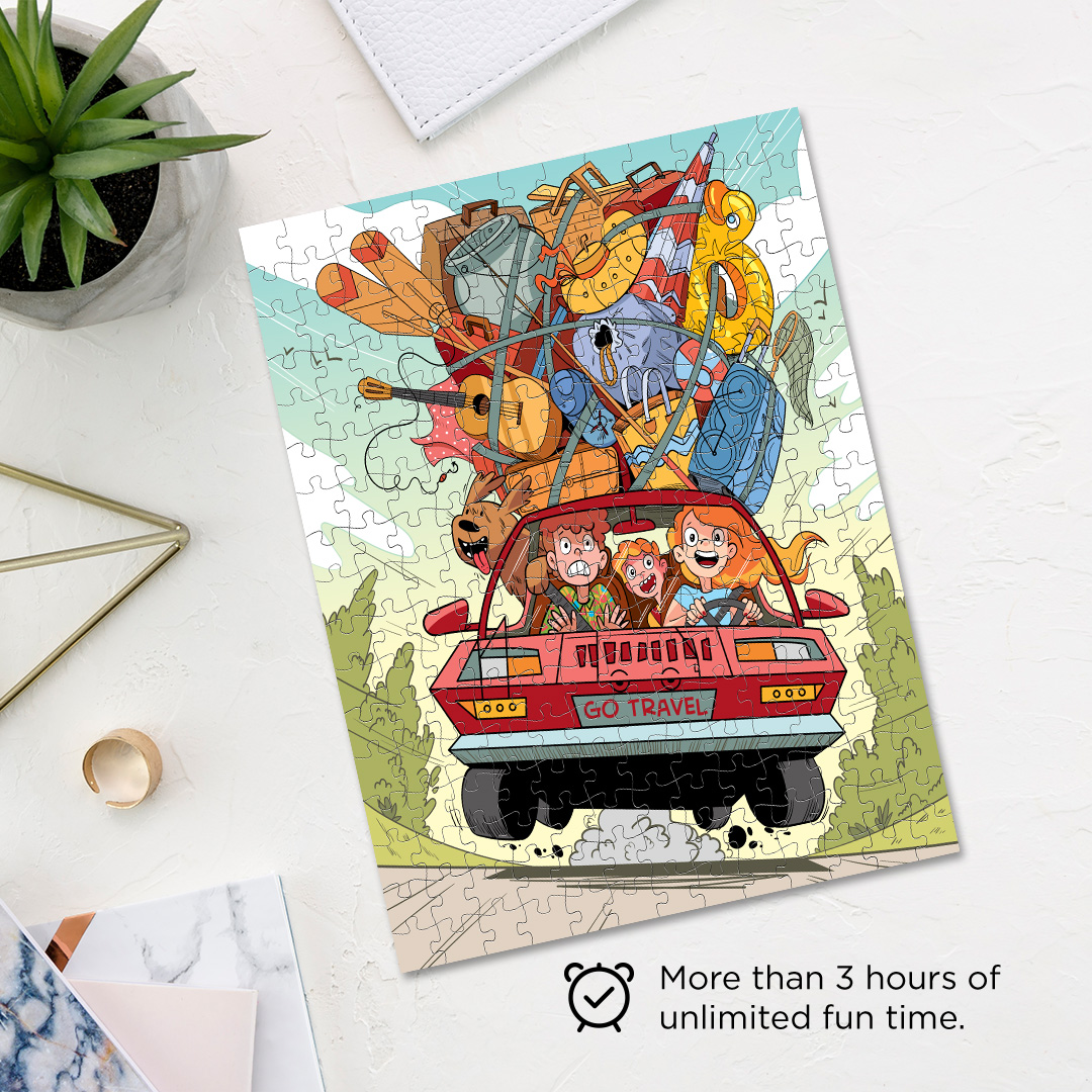 Crazy Traveller hidden objects puzzle perfect for the curious kids