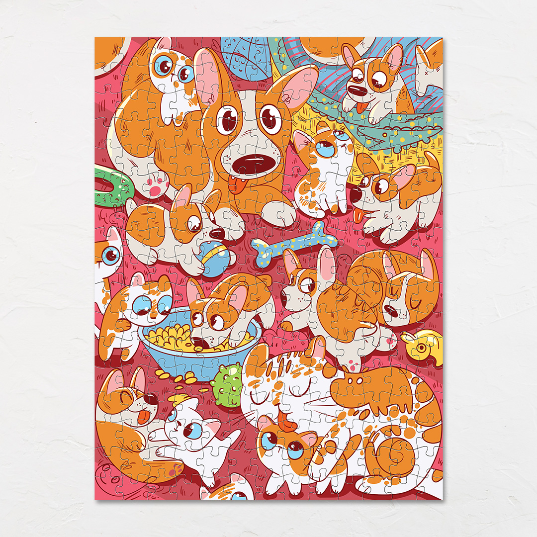 Dogs and Cats hidden objects puzzle perfect for the curious kids