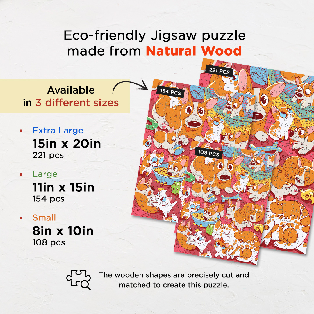 Dogs and Cats hidden objects puzzle perfect for the curious kids