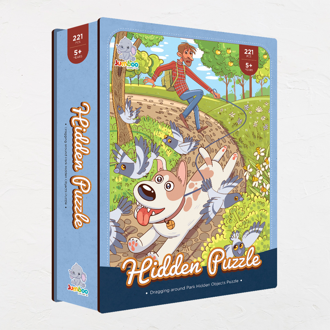 Dragging Around Park objects puzzle perfect for the curious kids