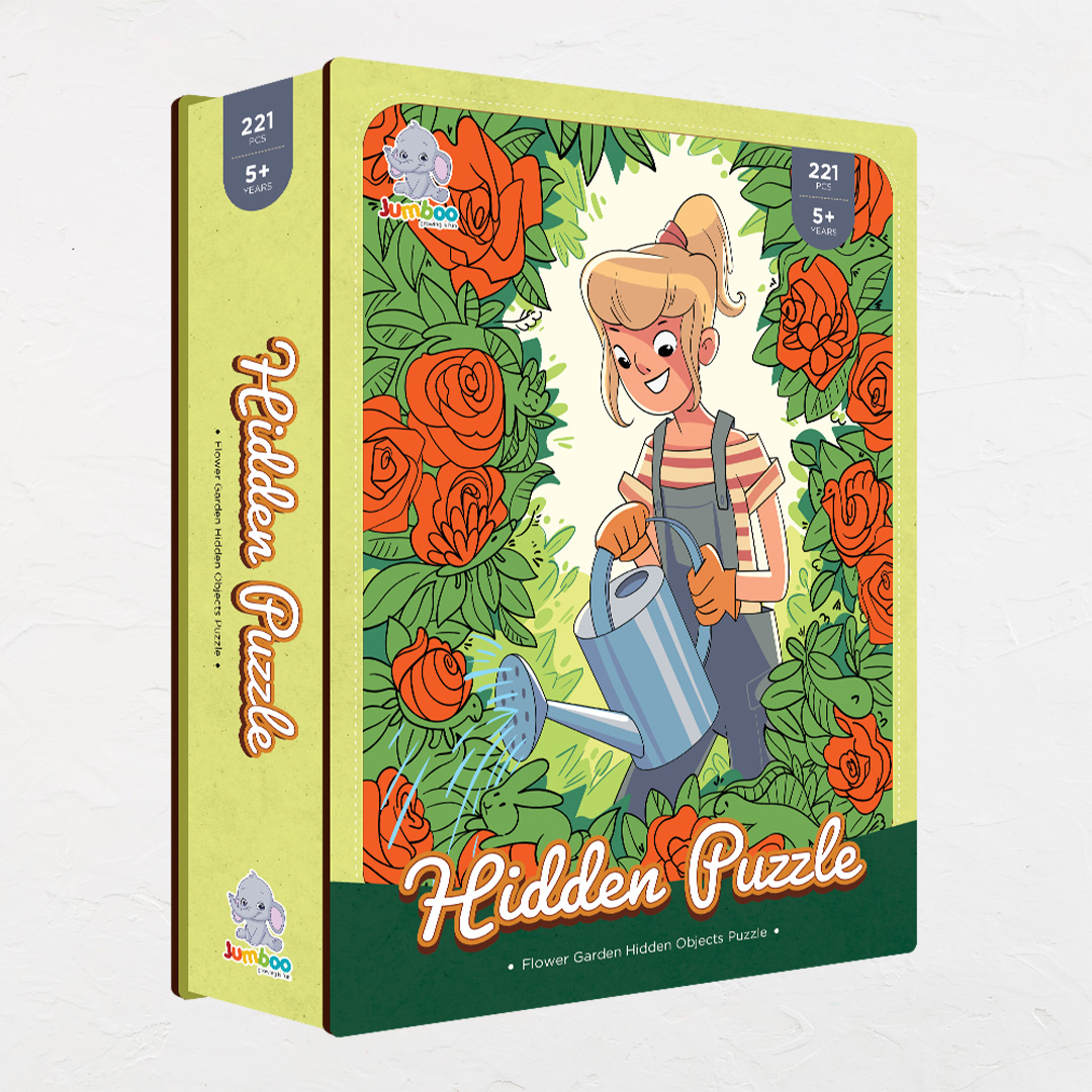 Flower Garden hidden objects puzzle perfect for the curious kids