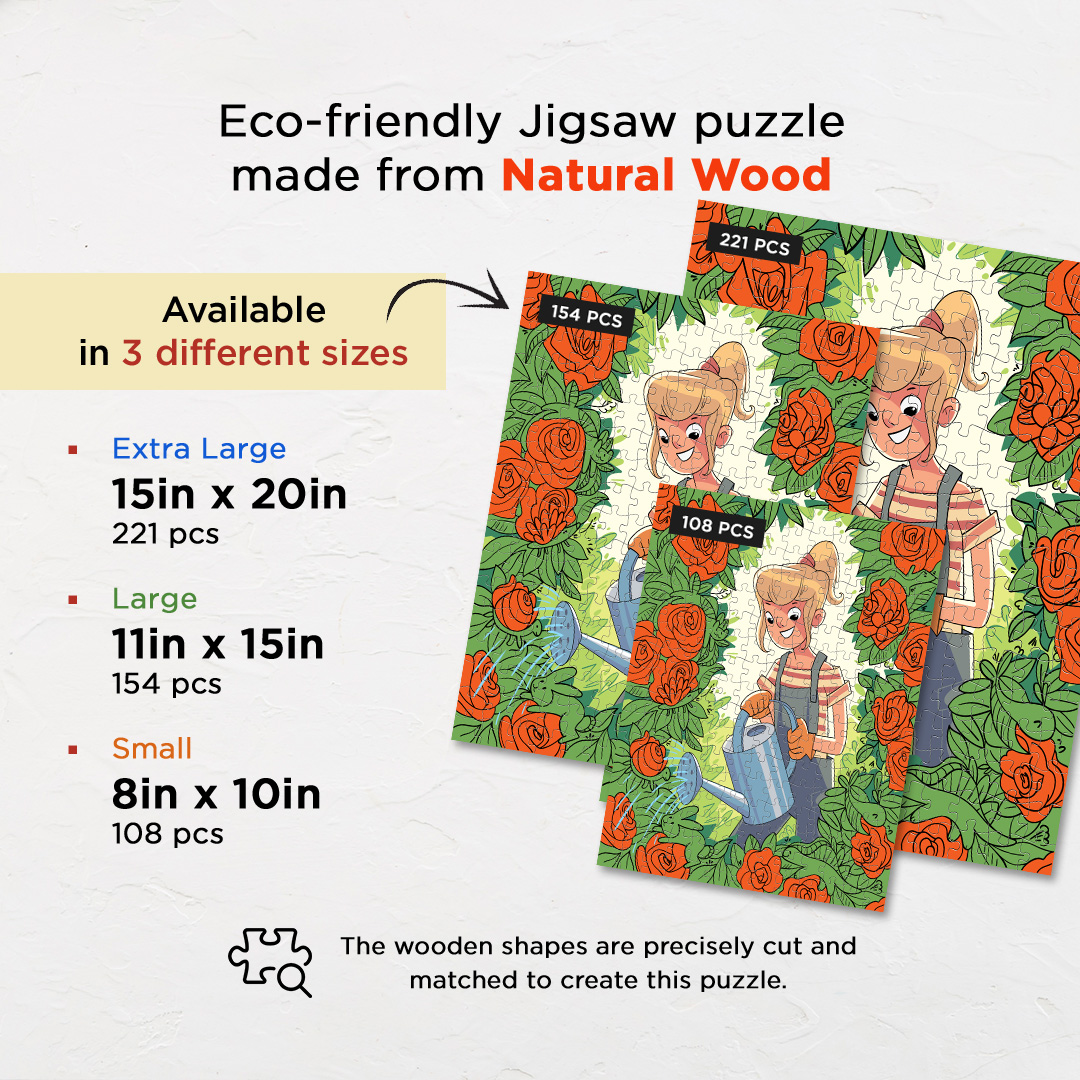 Flower Garden hidden objects puzzle perfect for the curious kids