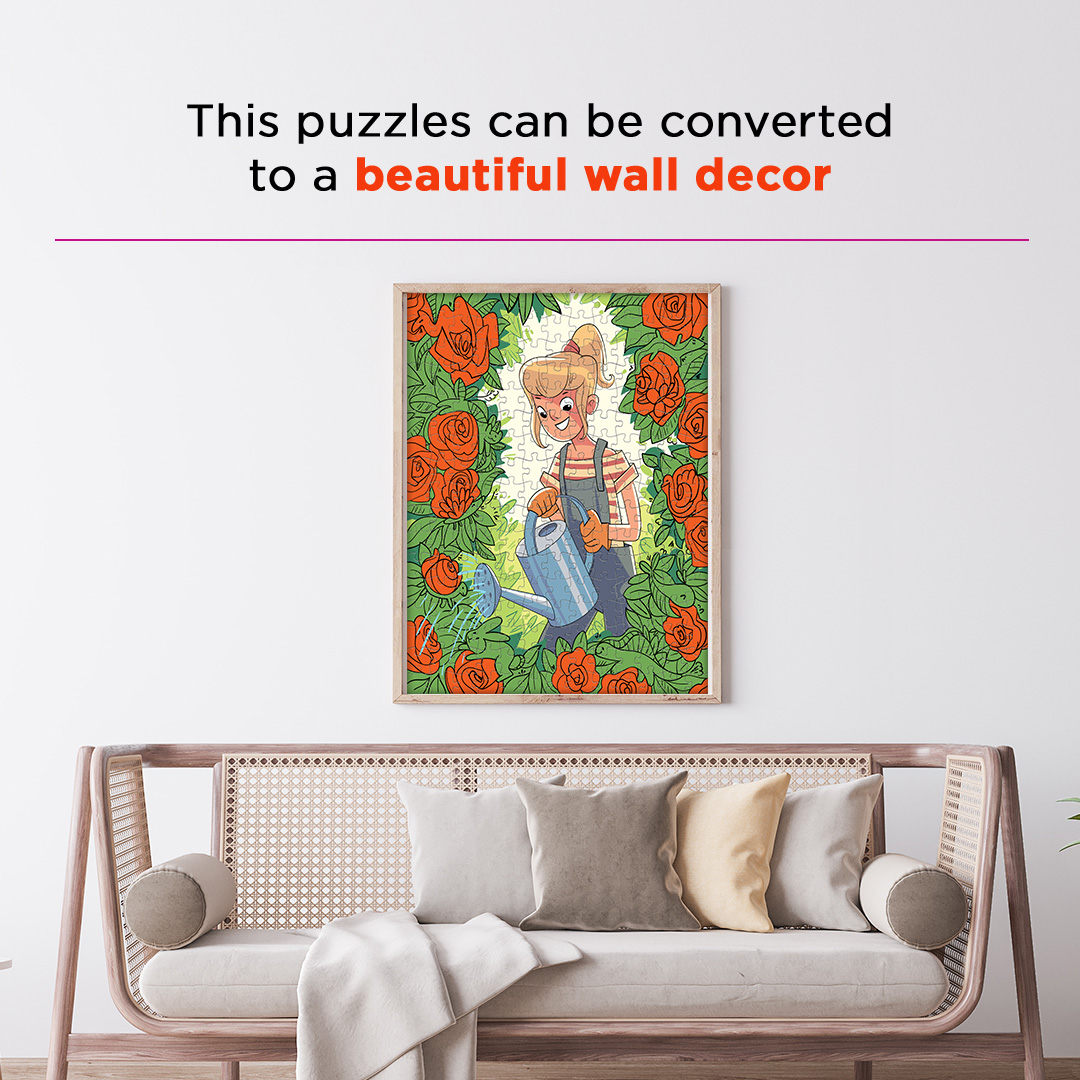 Flower Garden hidden objects puzzle perfect for the curious kids