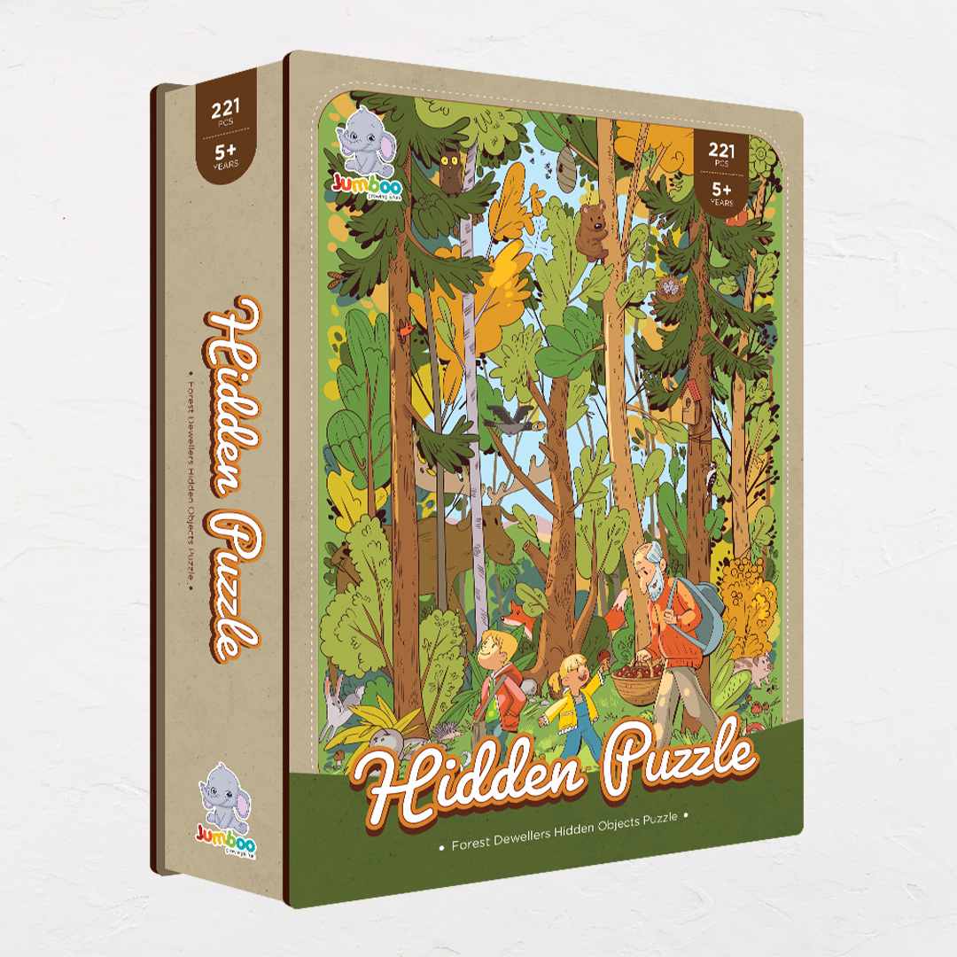 Forest Dwellers objects puzzle perfect for the curious kids