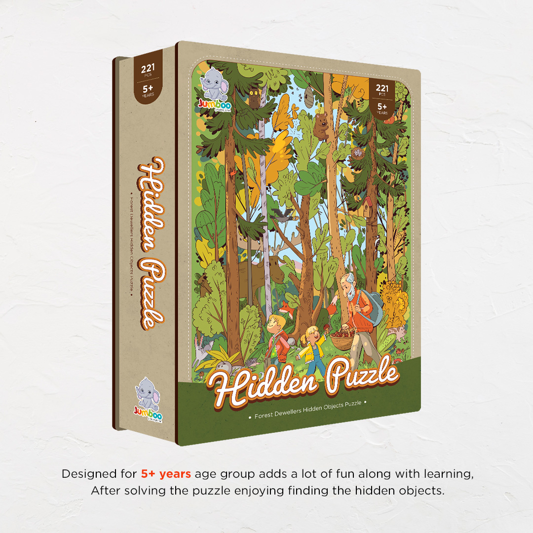 Forest Dwellers objects puzzle perfect for the curious kids
