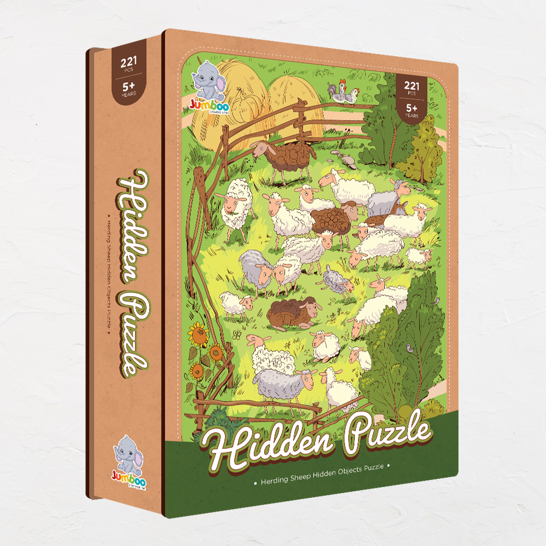 Herding Sheep objects puzzle perfect for the curious kids