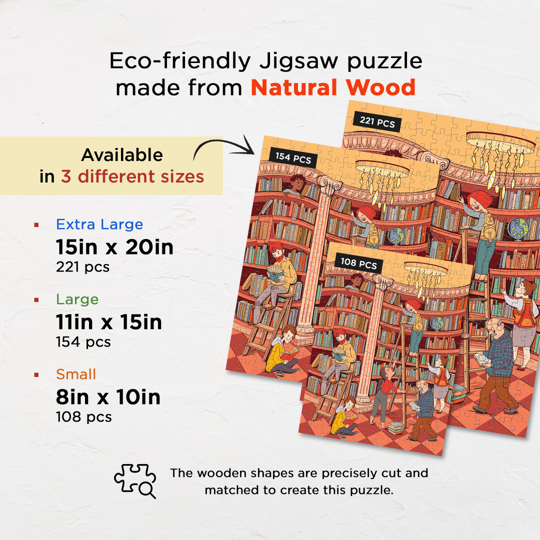 Inside Library hidden objects puzzle perfect for the curious kids
