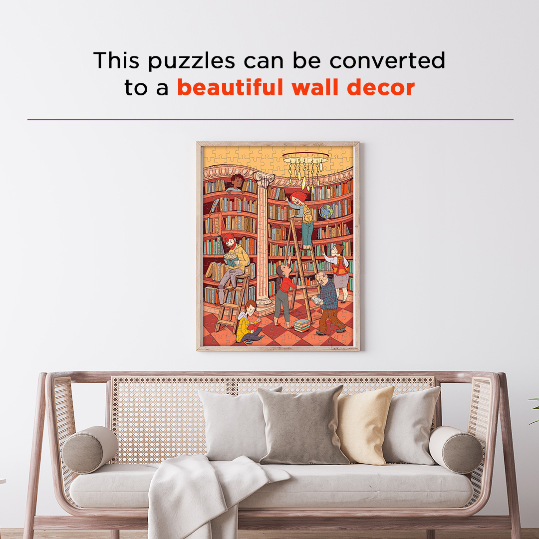 Inside Library hidden objects puzzle perfect for the curious kids