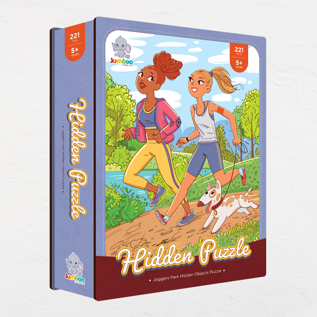 Joggers Park objects puzzle perfect for the curious kids