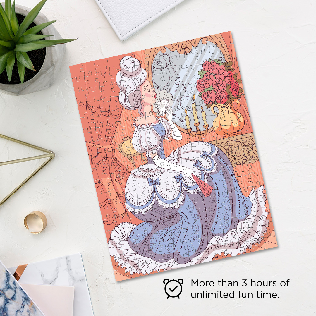 Makeup Queen hidden objects puzzle perfect for the curious kids