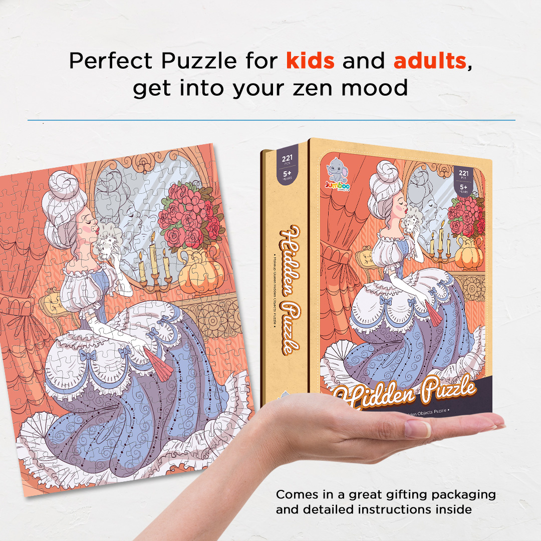 Makeup Queen hidden objects puzzle perfect for the curious kids