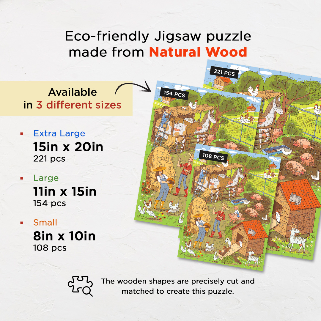 Messy Farm hidden objects puzzle perfect for the curious kids