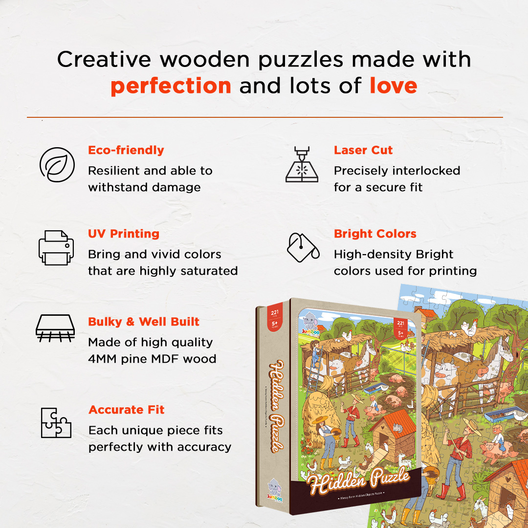 Messy Farm hidden objects puzzle perfect for the curious kids