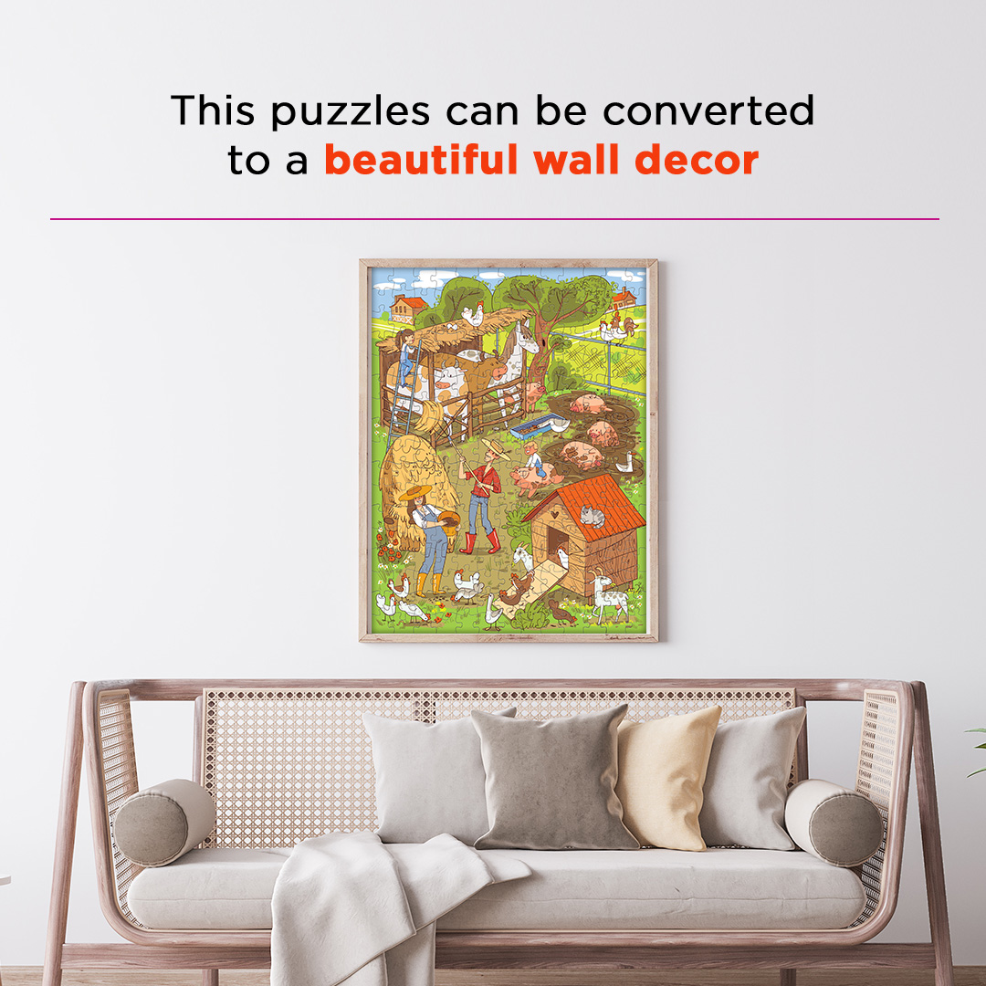 Messy Farm hidden objects puzzle perfect for the curious kids