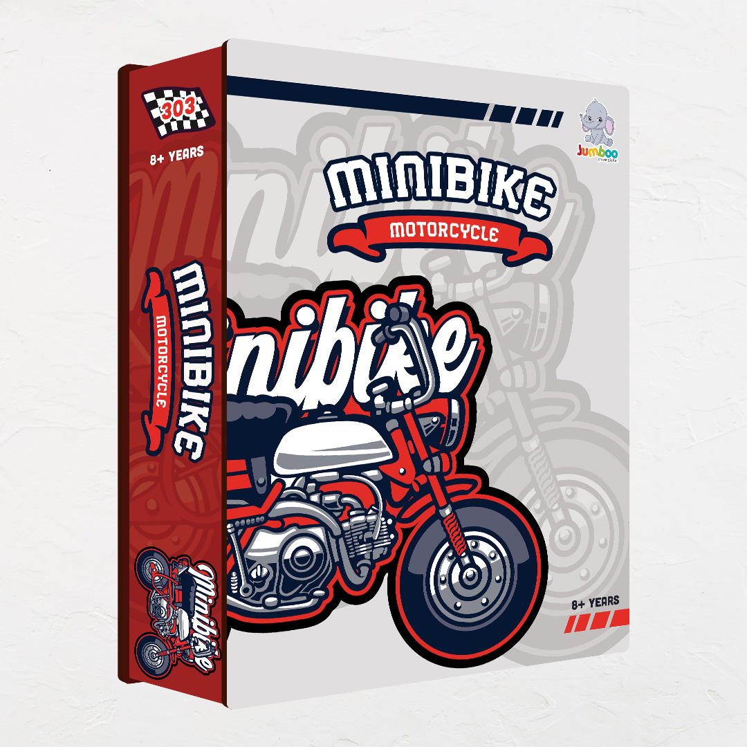 Minibike Motorcycle a perfectly crafted jigsaw puzzle for bike lovers