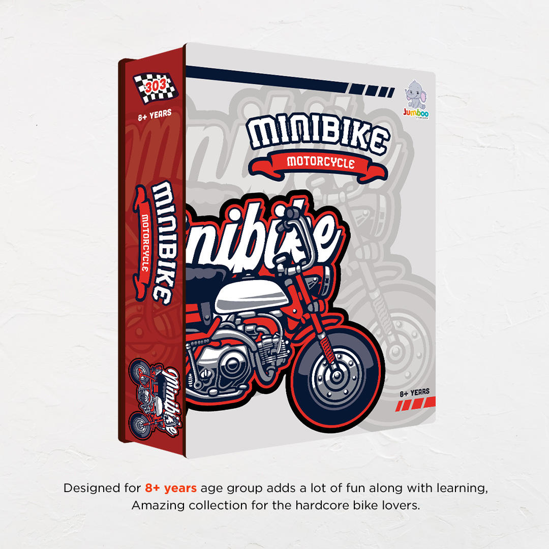 Minibike Motorcycle a perfectly crafted jigsaw puzzle for bike lovers