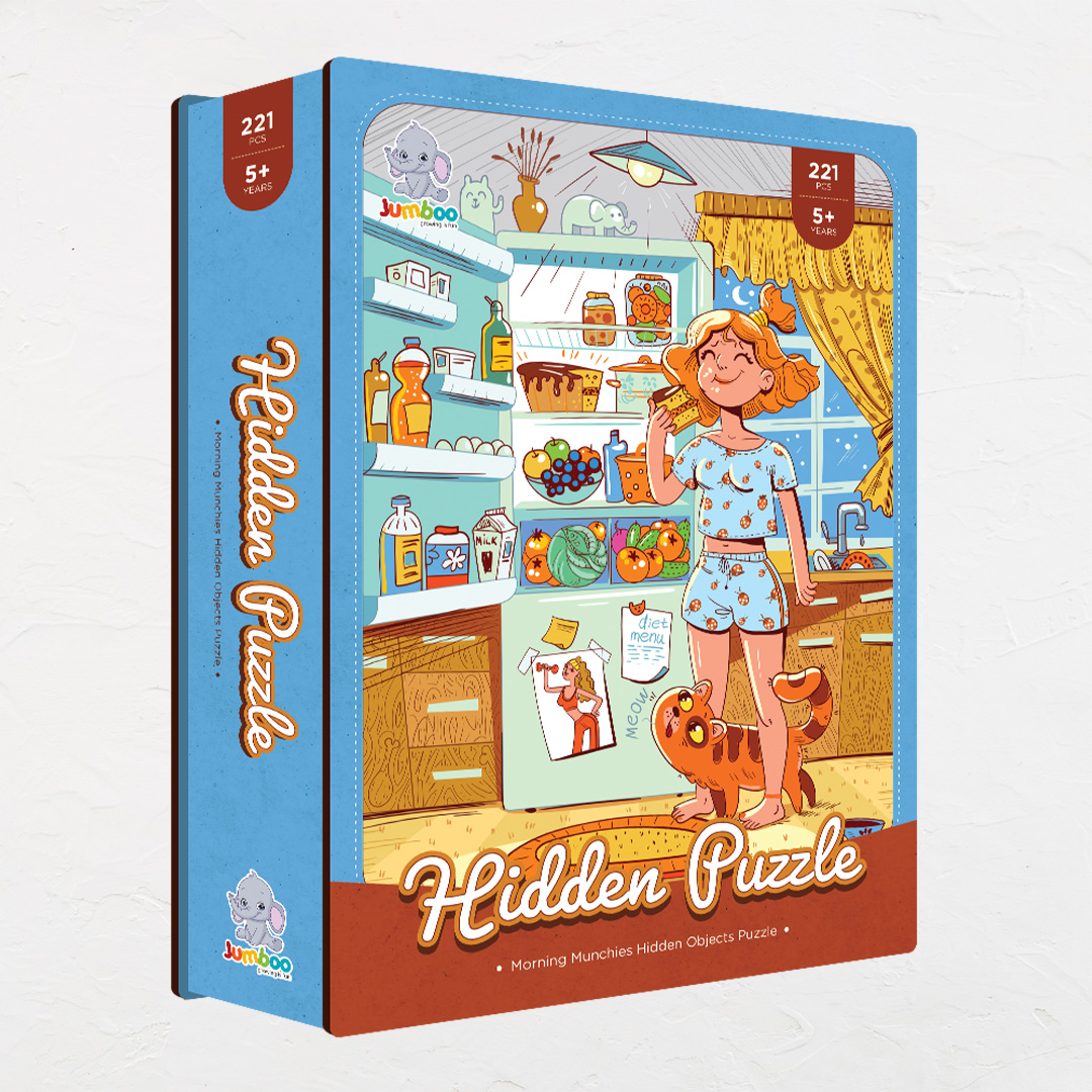 Morning Munchies objects puzzle perfect for the curious kids