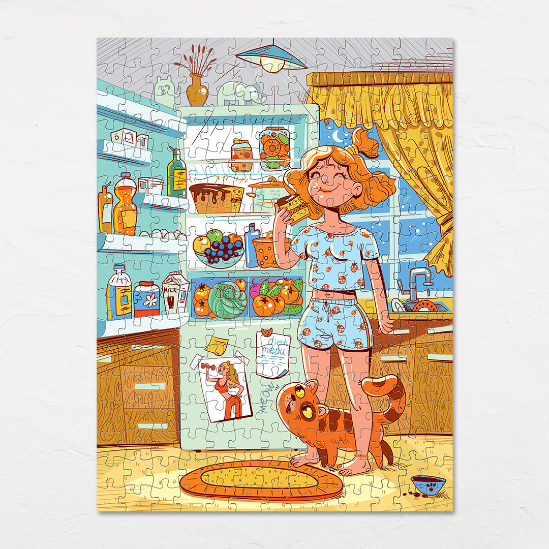 Morning Munchies objects puzzle perfect for the curious kids