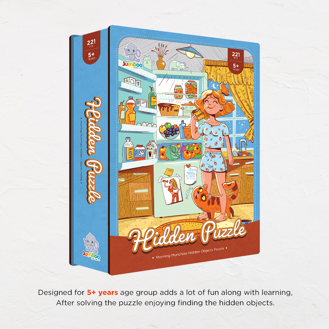Morning Munchies objects puzzle perfect for the curious kids
