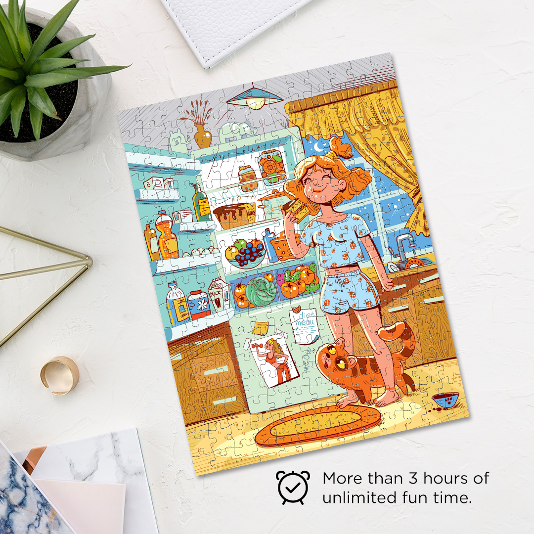 Morning Munchies objects puzzle perfect for the curious kids