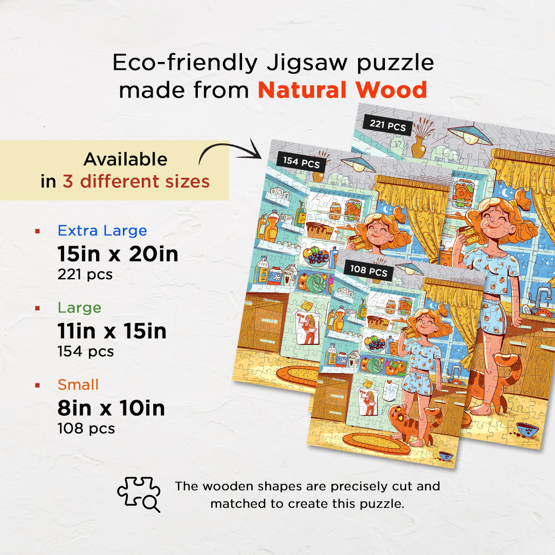 Morning Munchies objects puzzle perfect for the curious kids
