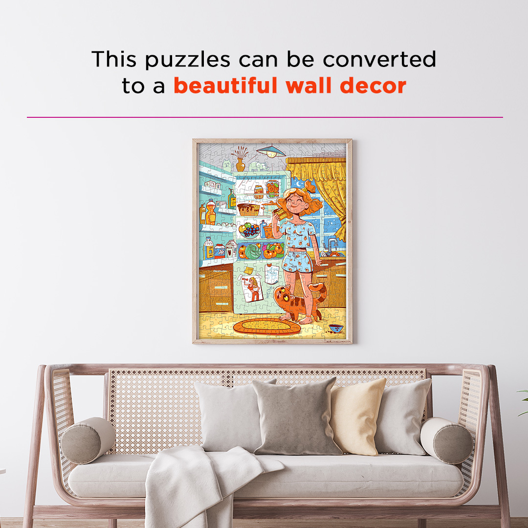 Morning Munchies objects puzzle perfect for the curious kids