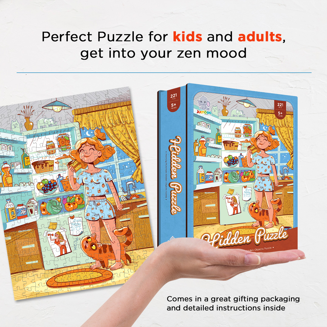 Morning Munchies objects puzzle perfect for the curious kids