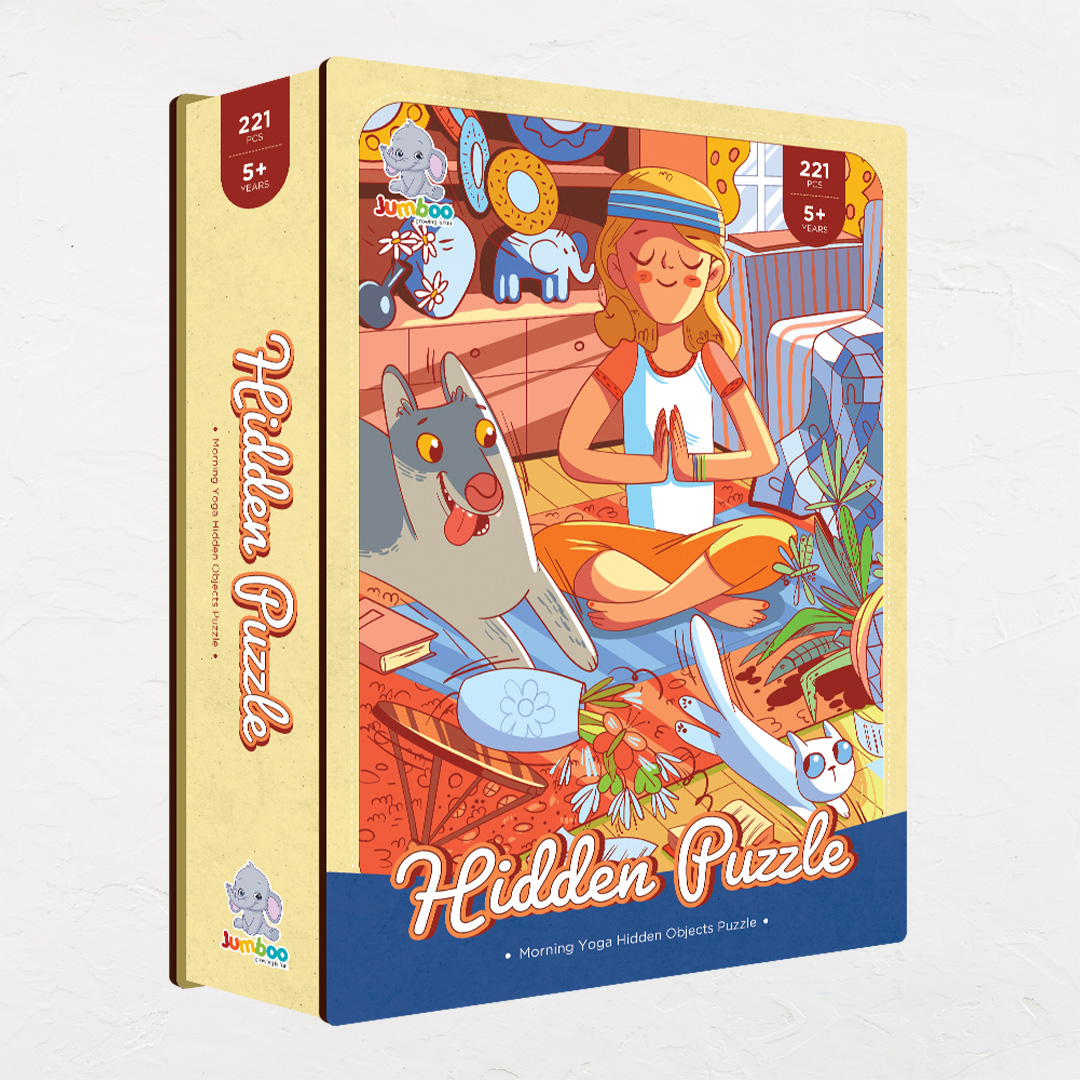 Morning Yoga hidden objects puzzle perfect for the curious kids