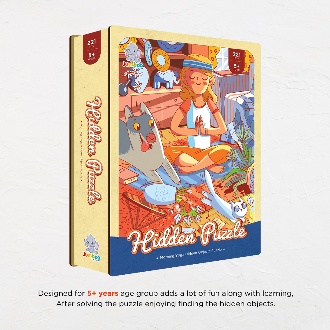 Morning Yoga hidden objects puzzle perfect for the curious kids