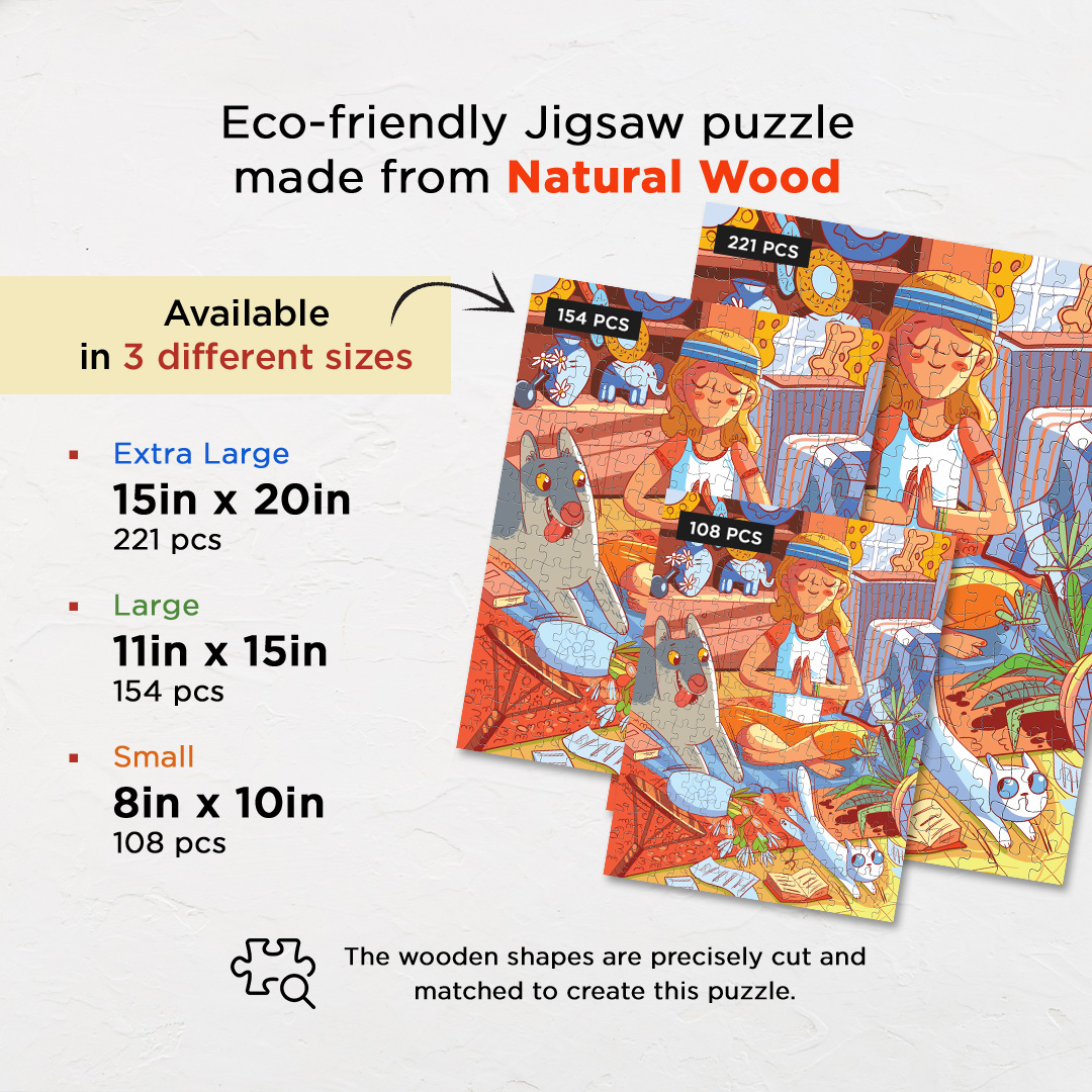 Morning Yoga hidden objects puzzle perfect for the curious kids