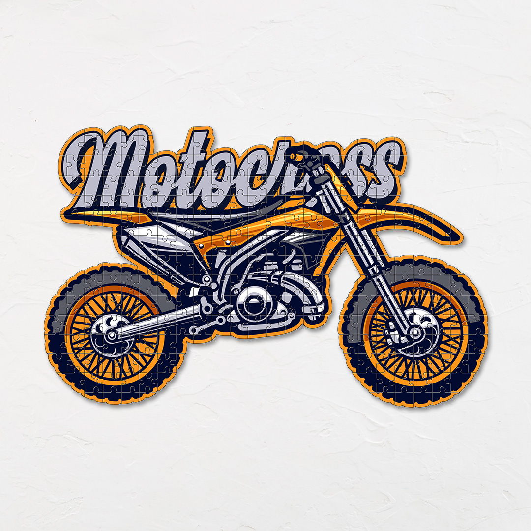 Motercross Motorcycle a perfectly crafted jigsaw puzzle for bike lovers