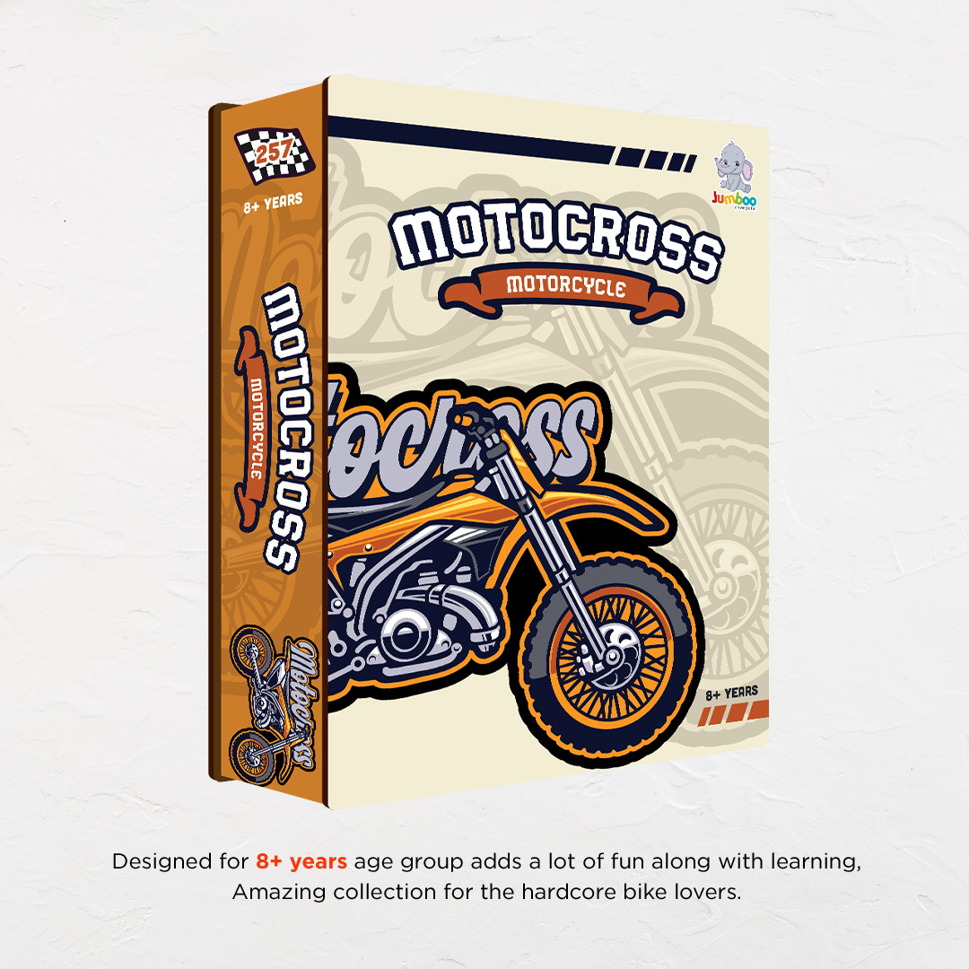 Motercross Motorcycle a perfectly crafted jigsaw puzzle for bike lovers