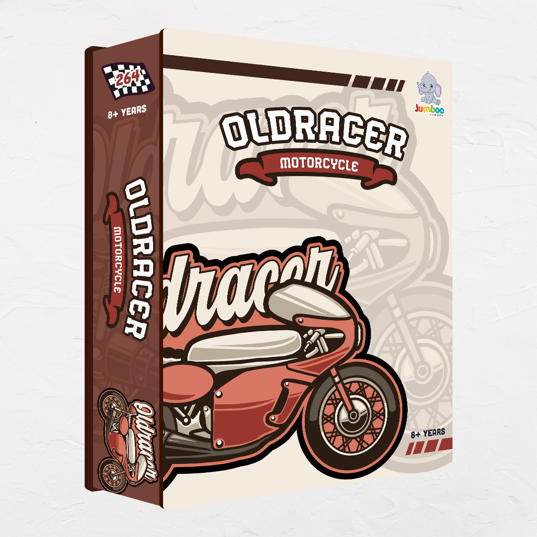 Oldracer Motorcycle a perfectly crafted jigsaw puzzle for bike lovers