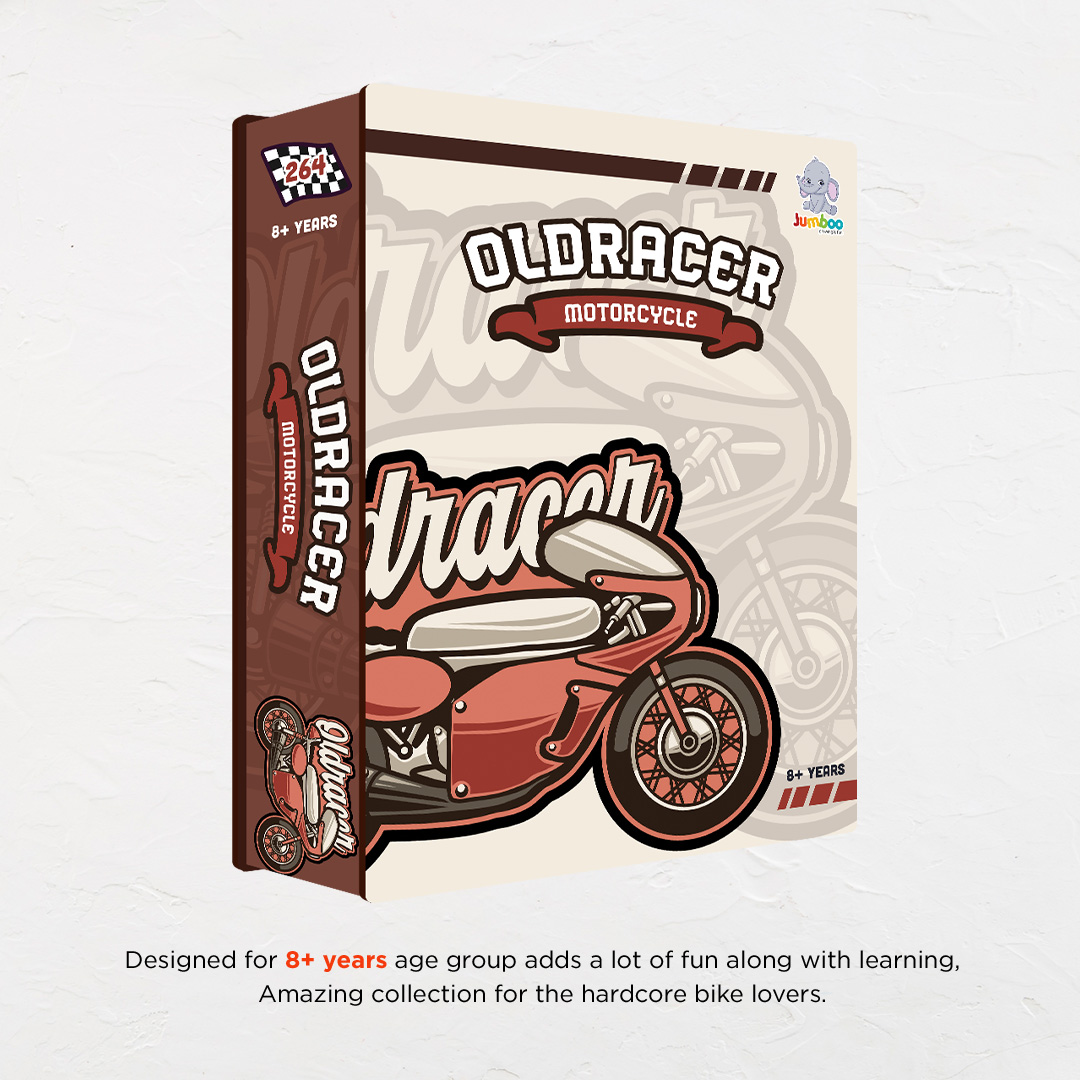 Oldracer Motorcycle a perfectly crafted jigsaw puzzle for bike lovers