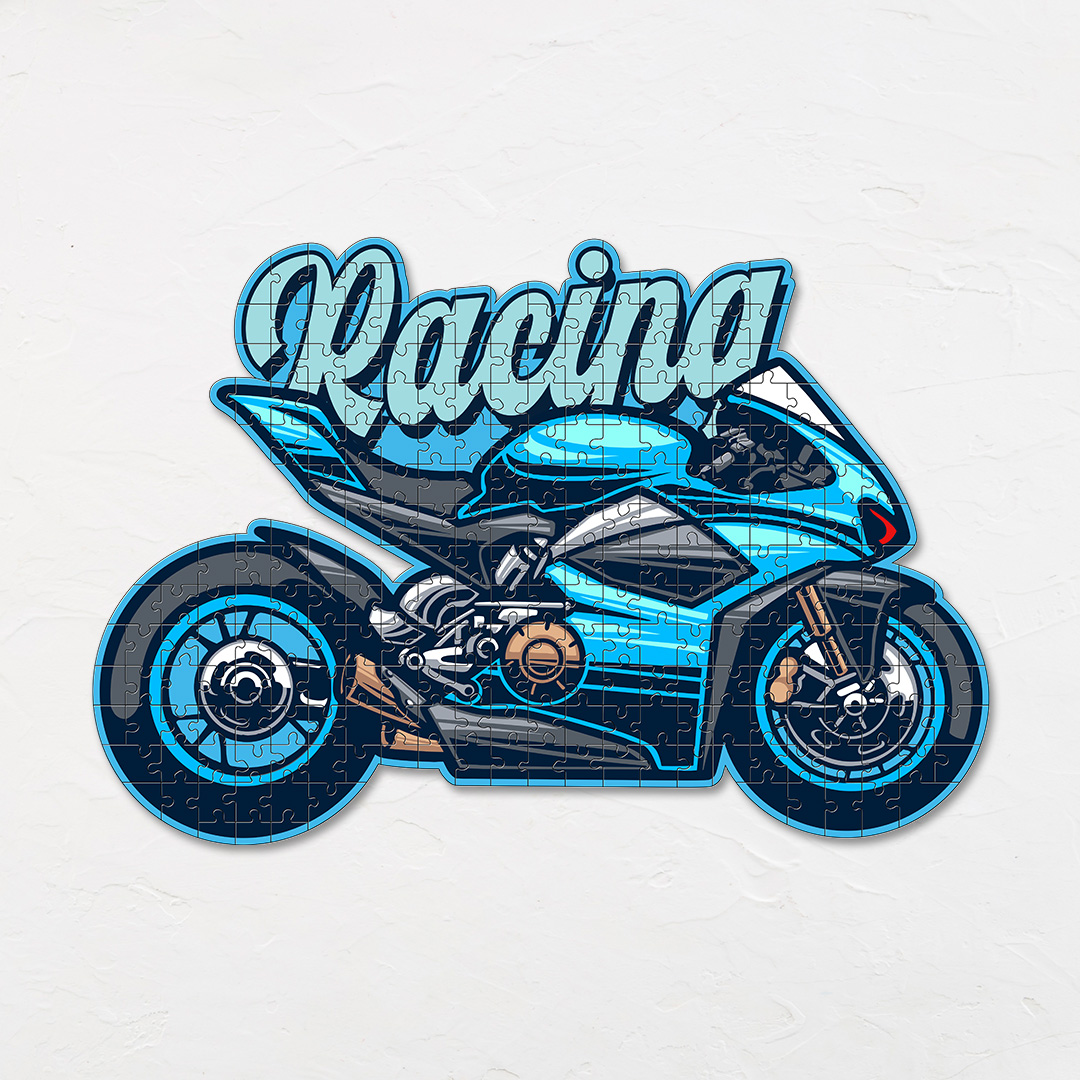 Racing Motorcycle a perfectly crafted jigsaw puzzle for bike lovers