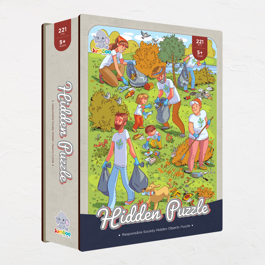 Responsible Society hidden objects puzzle perfect for the curious kids