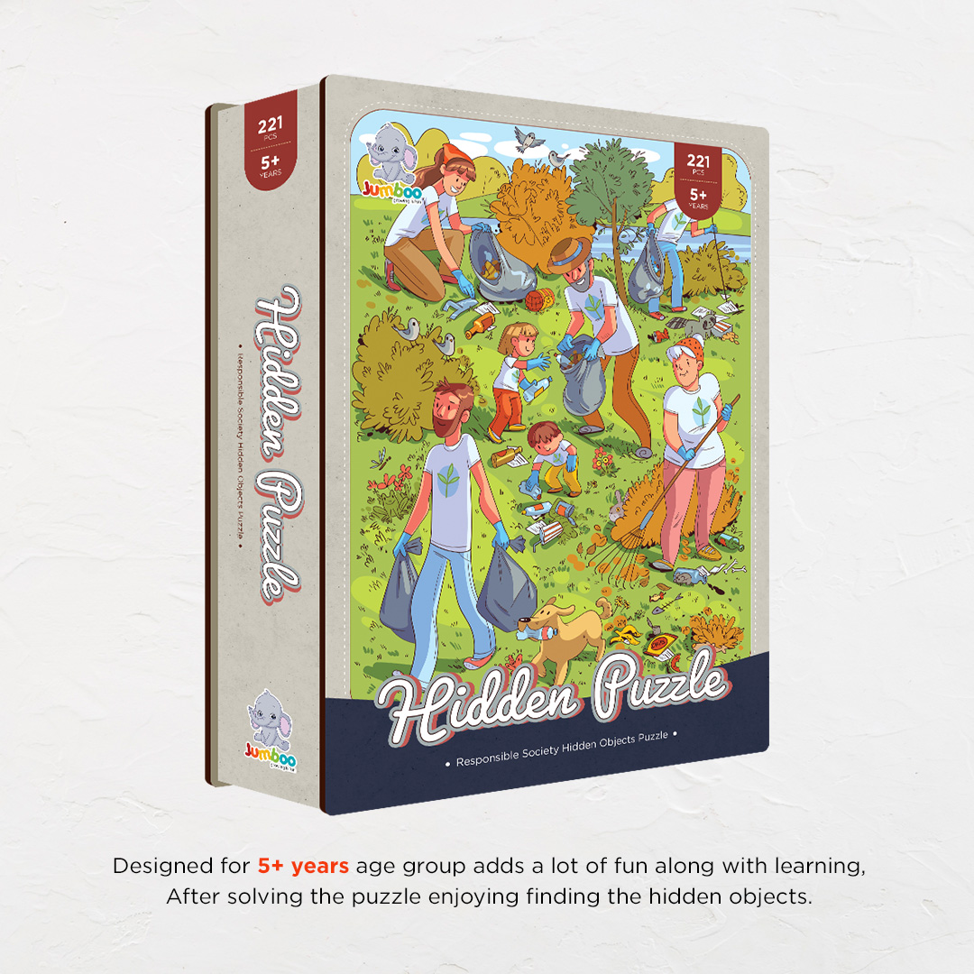 Responsible Society hidden objects puzzle perfect for the curious kids