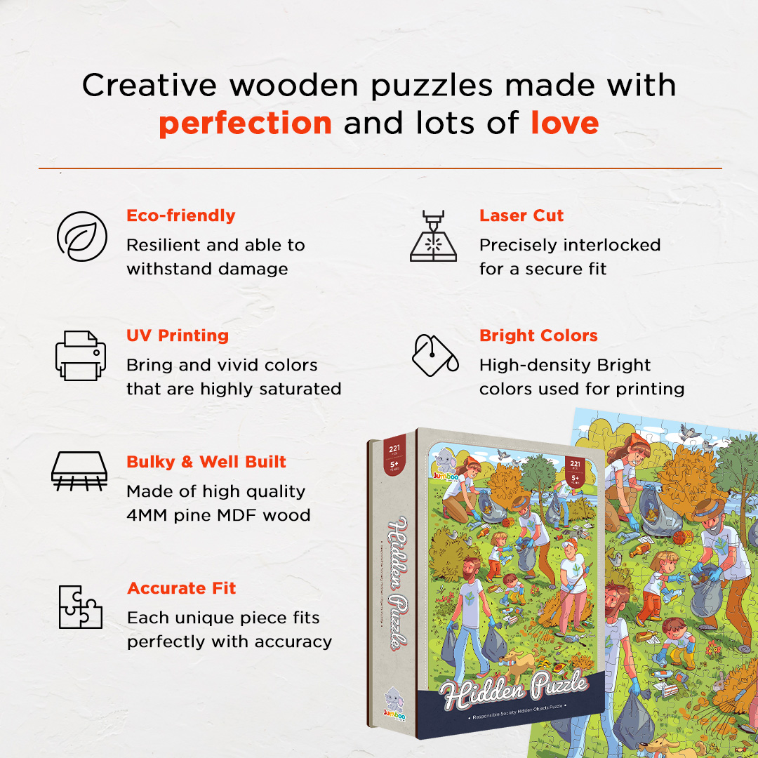 Responsible Society hidden objects puzzle perfect for the curious kids