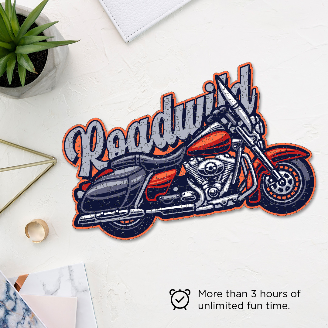 Roadwild Motorcycle a perfectly crafted jigsaw puzzle for bike lovers